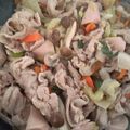 ꕤふわり's cooksnap of when they made 塩ダレ肉野菜炒め.