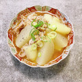 コムギ大好き's cooksnap of when they made 優しい風味【大根と豚のにんにく白だし煮】.