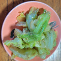 みもざみもざ's cooksnap of when they made レンジで簡単♡ざく切りキャベツのごま和え.