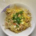 ☆ミルミル's cooksnap of when they made もやしとカニカマの卵とじほんのり山葵風味.