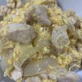 ゆいまーるん's cooksnap of when they made 親子丼フライパン♪鶏胸肉めんつゆで簡単♪.