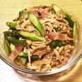 まりっコぐらし's cooksnap of when they made アスパラえのきベーコンの焦がしバター醤油.