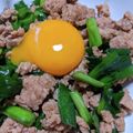Ｕ子310's cooksnap of when they made 簡単☆ひき肉とニラの甘辛絶品丼☆.