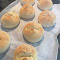 okamelove's cooksnap of when they made オリーブオイルのごまパン✿.