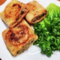 ☆魔矢☆'s cooksnap of when they made 手軽に作れる油揚げ餃子.