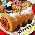 わんこた's cooksnap of when they made 誕生日に！アンパンマン列車ケーキ.