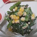 fu♪♪'s cooksnap of when they made 簡単！春菊のコーン、ツナ、マヨネーズ和え.