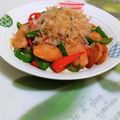 KBBキッチン☆'s cooksnap of when they made お魚ソーセージとピーマンの炒め物.