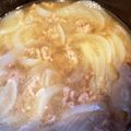 クックZTXRLP☆'s cooksnap of when they made 新玉ねぎのそぼろあん＆丼.
