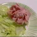 sayaendo＊'s cooksnap of when they made お弁当の隙間埋めに♪ハムのお花♡.