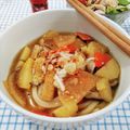 在宅勤務のおじさん's cooksnap of when they made 味噌けんちんうどん。.