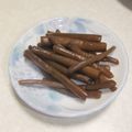 きらり流れ星's cooksnap of when they made 簡単美味しい❤フキのポン酢漬♪.