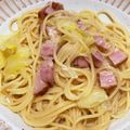 chirokoka's cooksnap of when they made キャベツとベーコンのワンパンパスタ.
