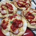 13歳's cooksnap of when they made 餃子の皮が余ったら ①パリパリ♪ピザに★.