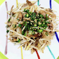 きゃんでぃ×2's cooksnap of when they made ∮舞茸ともやしの✰オイスター✰彡炒め∮.