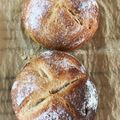 毎日笑顔になる料理's cooksnap of when they made 全粒粉多目のカンパーニュ.