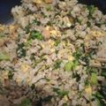 まりあ8's cooksnap of when they made 菜の花チャーハン.