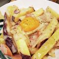 ♡YKitchen♡'s cooksnap of when they made さつまいもで♪カルボナーラ.