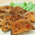 イエローバード's cooksnap of when they made 甘辛でご飯が進む♡れんこんのはさみ焼き.