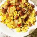 Sーアニィ's cooksnap of when they made キャベツとウインナーと卵の炒めもの.