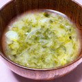 わたさな2016's cooksnap of when they made 新玉ねぎと青のりの味噌汁♪.