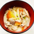 あっこ姉's cooksnap of when they made 酒粕たっぷり豚汁～粕汁.