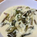 はちみつかなこ's cooksnap of when they made ほうれん草のチーズクリーム煮.
