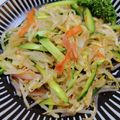 みっちゃん❇️68's cooksnap of when they made 簡単で美味しいもやしとカニかまの中華あえ.