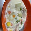 ほんわか彩♪'s cooksnap of when they made フライパンで作る簡単ホワイトシチュー.