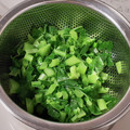 ポニーリボン's cooksnap of when they made 大根の葉！下処理と保存♪.