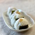 かっちゃん杉's cooksnap of when they made かき揚げ（天ぷら）で！　天むすおにぎり.