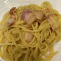 ちびひげ's cooksnap of when they made 牛乳＆全卵で＊濃厚カルボナーラ.