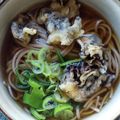花時計咲いた's cooksnap of when they made 舞茸の天ぷらそば♪.