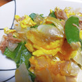 tekkokko☆'s cooksnap of when they made 新玉ねぎの卵とじ.