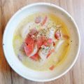 neko＊and…'s cooksnap of when they made トロトロかぶの豆乳スープ.