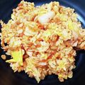 Tsumu's cooksnap of when they made こくうま！納豆キムチ炒飯.