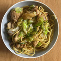 ぎょうざ好きうめりー's cooksnap of when they made 鶏ももとネギのダシ香る和風パスタ.