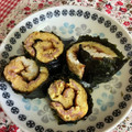 クック49L4Ho☆'s cooksnap of when they made ＊お弁当おかず＊　卵で海苔巻き.