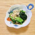 コムギ大好き's cooksnap of when they made 麺つゆで簡単！居酒屋のほうれん草のお浸し.
