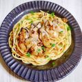 †葉月†'s cooksnap of when they made 牡蠣のビアンコ*牡蠣のオイルパスタ.