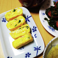 よちりん's cooksnap of when they made お弁当に！ネギと紅ショウガの卵焼き.