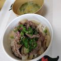 よちりん's cooksnap of when they made 我が家の、つゆだくな牛丼.