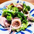 kinniko's cooksnap of when they made 簡単☆イカとブロッコリーのマヨ醤油炒め.
