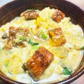 kinniko's cooksnap of when they made うなたま丼（うなぎの卵とじ）.