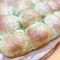 ファミ吉's cooksnap of when they made ベビーケールの食パン(ほうれん草でも).