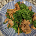 もちーこもちーこ's cooksnap of when they made 超簡単☆豚肉とわさび菜のコク旨炒め.