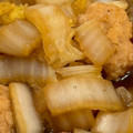クックI1FJ57☆'s cooksnap of when they made 鶏団子と白菜の煮浸し.