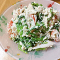 かわゆう1211's cooksnap of when they made ほうれん草カニカマの白和え（絹ごし豆腐）.