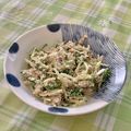 まなポコ's cooksnap of when they made 水菜と豆腐のさっぱり梅サラダ.