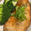 Blue's cooksnap of when they made 簡単！美味☆たらのムニエル〜バター醤油で.